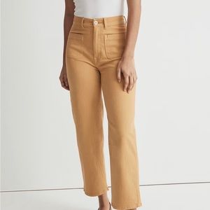 Emmett 2.0 Wide-Leg Crop Pants Madewell NWT